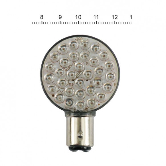 mcs - Ampoule LED "Lollipop" - Double filament - 32PCS - Ambre - MCS
