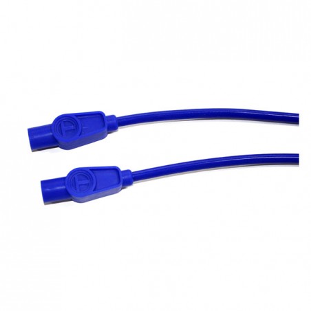 taylor - Fils de bougies Spiro - 8 mm - Raccords 180° - 24" de long - Universel - Bleu - TAYLOR