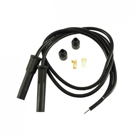 taylor - Fils de bougies Pro Comp - 8 mm - Raccords de 180° - 36" de long - Universel - Noir - TAYLOR