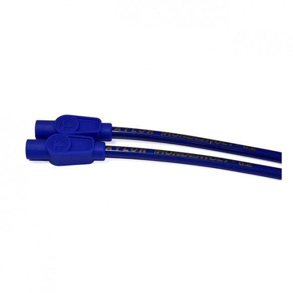 taylor - Fils de bougies Thundervolt - 8,2 mm - Raccords 180° - 24" de long - Universel - Bleu - TAYLOR