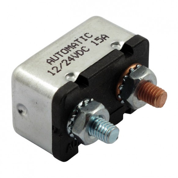 Standard Co., circuit breaker, automatic. 15A 73-UP H-D