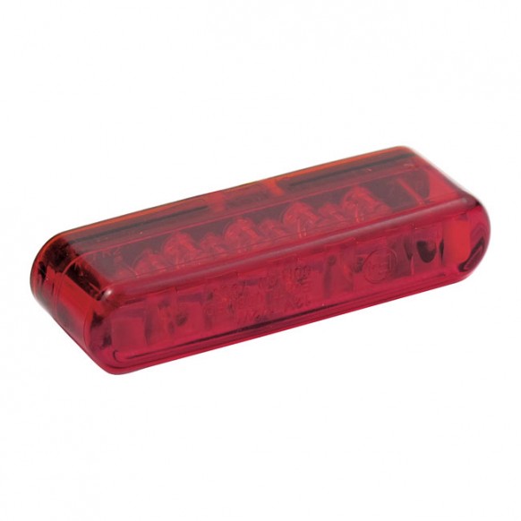 mcs - Feu arrière à LED Shorty - 40 x 8 x 13 mm - Homologué ECE - Rouge - MCS