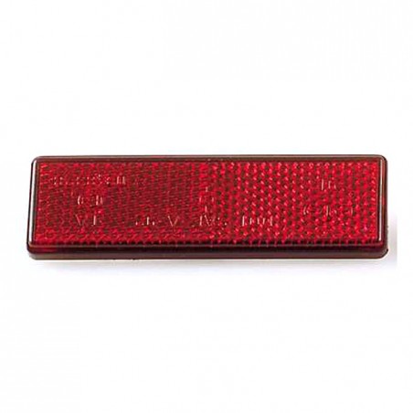 mcs - Catadioptre B-Seen - Rectangle - 90 x 25 mm - Rouge - MCS