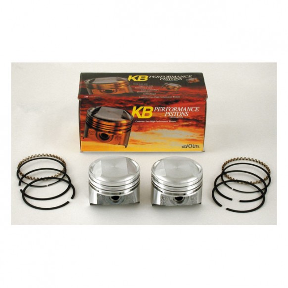 KB Performance, 1340cc Evo B.T. pop-up piston kit. +.020" 84-99 1340 Evo B.T. (NU)