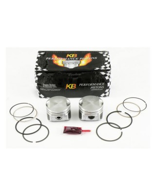 kb performance - Kit de pistons standard - Taille OEM + 0.040" - Ratio 9.1:1CR - Harley-Davidson Sportster XL883 à partir de 1