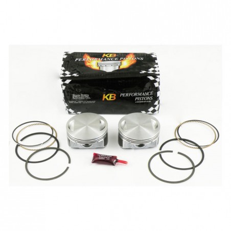 KB Performance, 96" to 103" big bore piston set. Std 07-17 Twin Cam (NU)