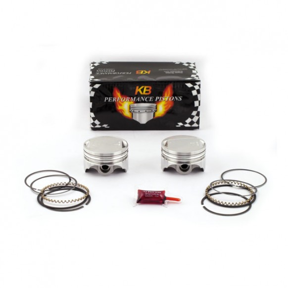KB Performance, 1340 Evo B.T. forged piston kit. +.010" 84-99 1340cc Evo B.T. (NU)