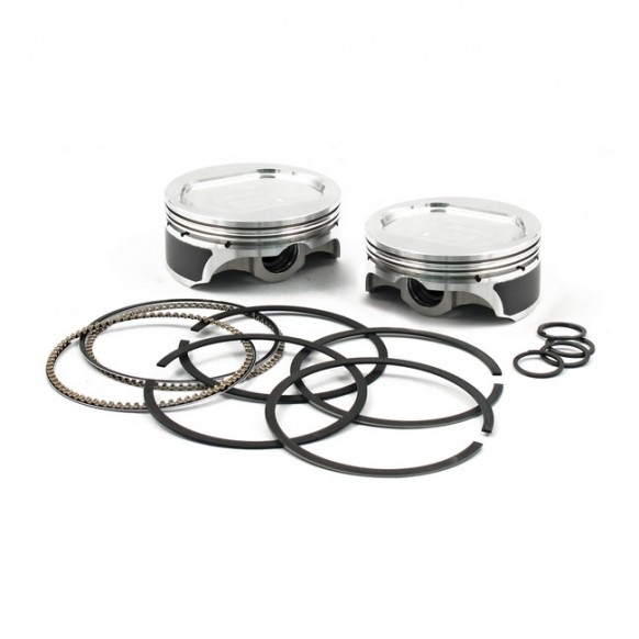 kb performance - Kit de pistons standard - Taille OEM + 0.030" - Ratio 9.5:1CR - Harley-Davidson avec moteur Twin Cam 110CI de 
