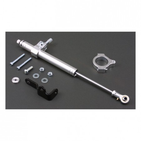 mcs - Kit d'amortisseur de direction - Harley-Davidson Sportster XL de 2004 à 2006 - Argenté - MCS