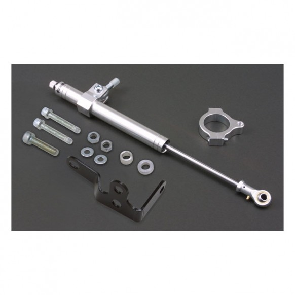 mcs - Kit d'amortisseur de direction - Harley-Davidson Sportster XL à partir de 2007 - Argenté - MCS