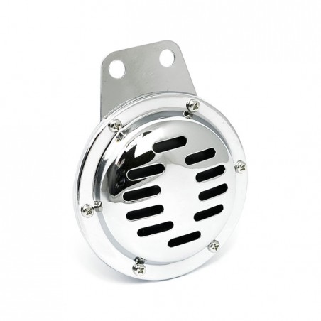 mcs - Klaxon Custom - 4" de diamètre - 6V - Montage universel - Chrome - MCS
