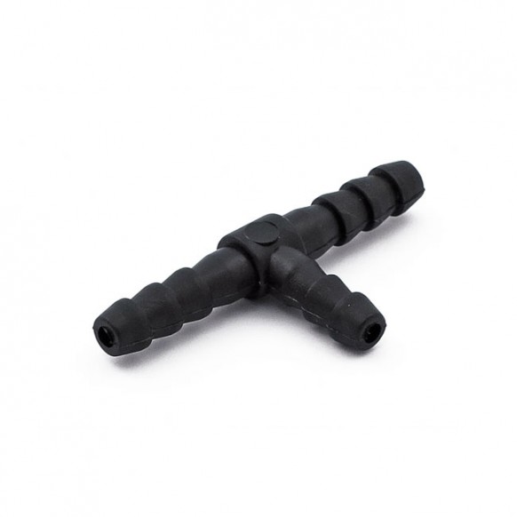 mcs - Kit de connecteurs en T - Pour durite d'huile de 5,95 mm - Noir - MCS