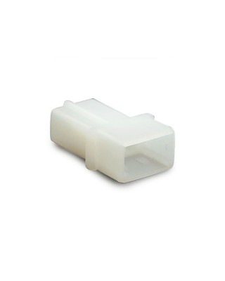 NAMZ, AMP/TE connector. White, receptable, 2-pins