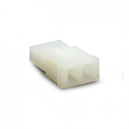 NAMZ, AMP/TE connector. White, plug, 2-pins