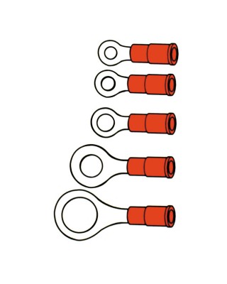 standard motor products - Cosses à borne circulaire - 3,5 mm - Pour câbles de 0,65 à 1 mm - Pack de 100 - STANDARD