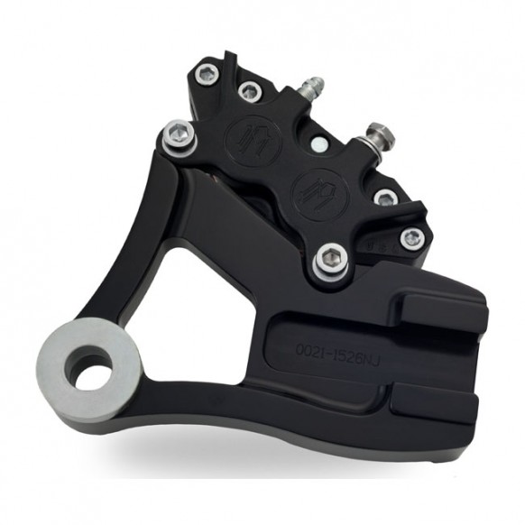 performance machine - Support d'étrier de frein arrière à 4 pistons Classic - 125x4R - Harley-Davidson Dyna de 1991 à 1999 