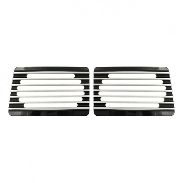 covingtons - Grilles de haut-parleurs de sacoches Finned - Noir - COVINGTONS