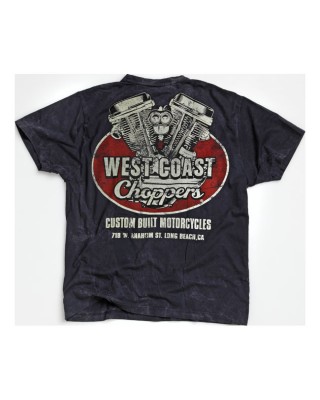 WCC Panhead vintage T-shirt navy
