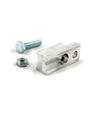 Ness, custom headlamp bracket. Chrome