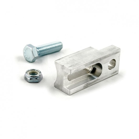 Ness, custom headlamp bracket. Chrome