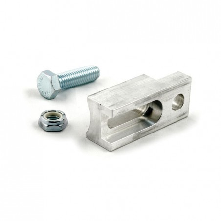 Ness, custom headlamp bracket. Chrome