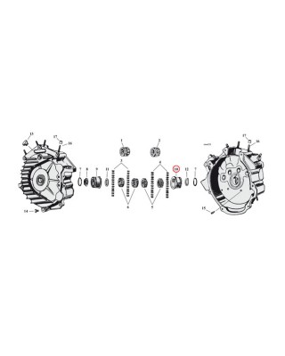 jims - Bushing right crankcase. std - JIMS