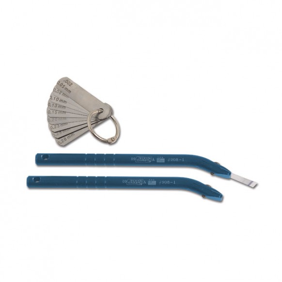 JIMS, angled feeler gauge set Univ.