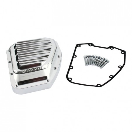 JIMS, handcrafted cam cover. Chrome 01-17(NU)Twin Cam S&S T-series engines