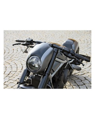cult werk - Caches tubes de fourche supérieurs - Harley-Davidson V-Rod de 2002 à 2006 - Noir - CULTWERK