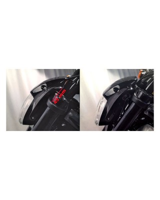 cult werk - Kit de rabaissement de phare - Harley-Davidson V-Rod de 2002 à 2017 - Noir - CULTWERK