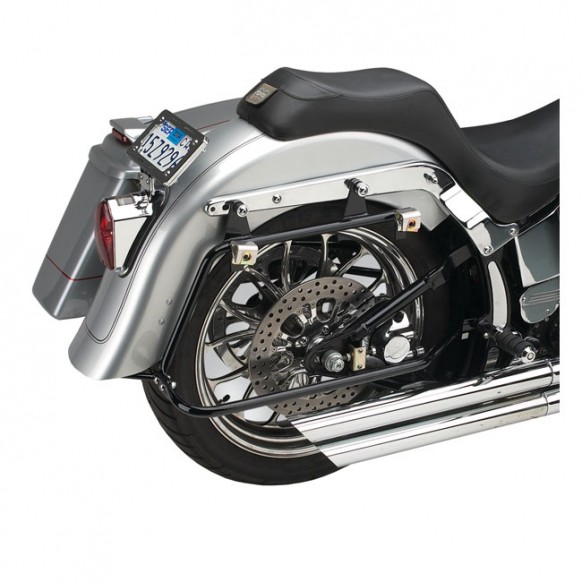 Cycle Visions bagger tail bag mount kit black 84-07 FLST(NU)