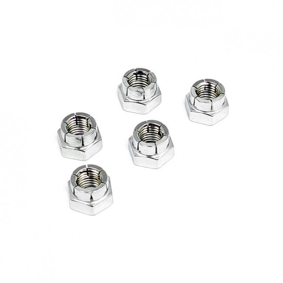 gardner-wescott - Écrous frein Flexlock - 1/2"-13 - Chrome - Pack de 5 - GARDNER-WESTCOTT