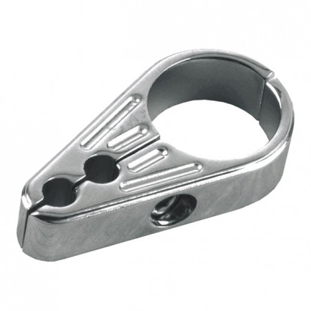 mcs - Serre-câble double Slotted - Chrome - MCS