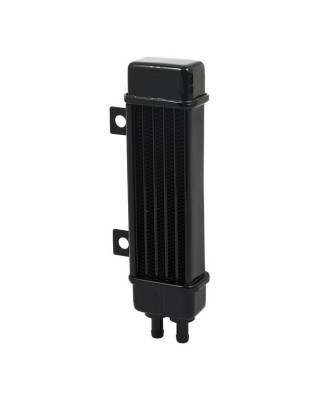 VERTICAL OIL COOLER, 6-ROW DE LUXE 55-83(NU)B.T. 82-94(NU)FXR 84-21 Softail 91-17(NU)Dyna 84-16(NU)FLT/Touring (excl. Twin Cool