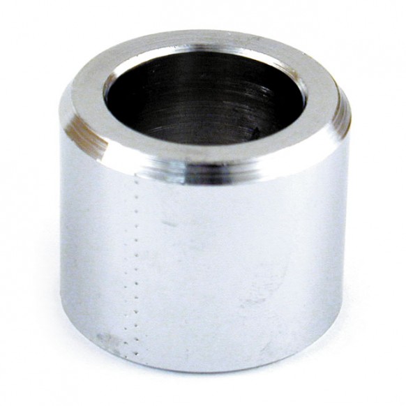 mcs - Entretoise d'axe de roue de 3/4" - 23,7mm de long - Chrome - MCS