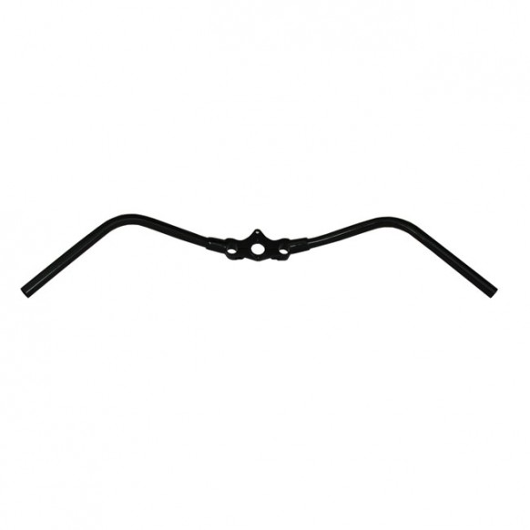 samwel - Guidon Early Springer Buckhorn - Pour accélérateur externe - Harley-Davidson avec fourche Springer - Noir - SAMWEL