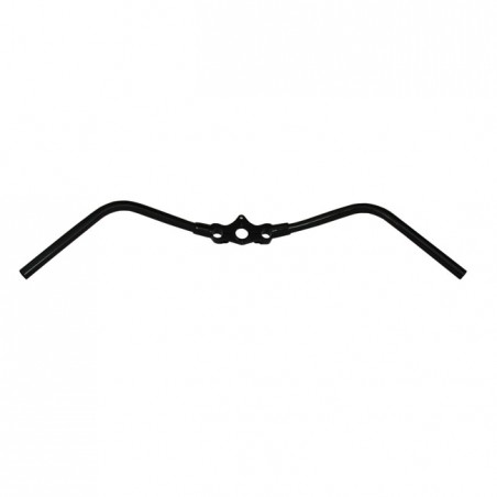 samwel - Guidon Early Springer Buckhorn - Pour accélérateur externe - Harley-Davidson avec fourche Springer - Noir - SAMWEL