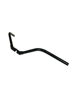 samwel - Guidon Early Springer Buckhorn - Pour accélérateur externe - Harley-Davidson avec fourche Springer - Noir - SAMWEL