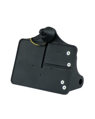 cpv - Support de plaque d'immatriculation avec éclairage Nipple - 143 x 210 mm (EU) - Harley-Davidson Sportster XL à partir d