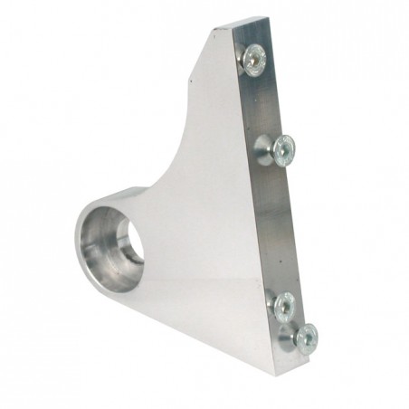 cpv - Support de fixation de plaque d'immatriculation latérale - 3" de long - Montage sur axe de roue de 3/4" - Noir - CPV