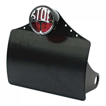 cpv - Support de plaque d'immatriculation latérale Curved avec feu à LED Stop - Harley-Davidson Softail de 2008 à 2017 - Noi