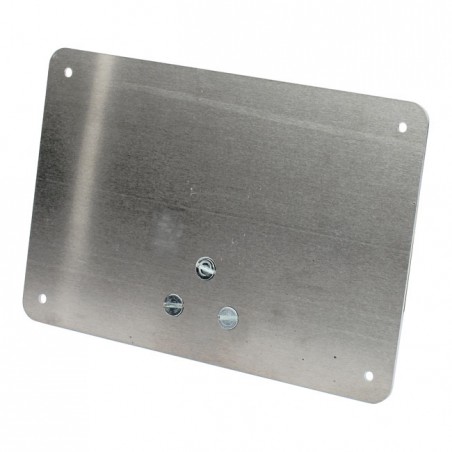 cpv - Support de plaque d'immatriculation - 143 x 210 mm (EU) - Montage sur garde-boue arrière - Brut - CPV