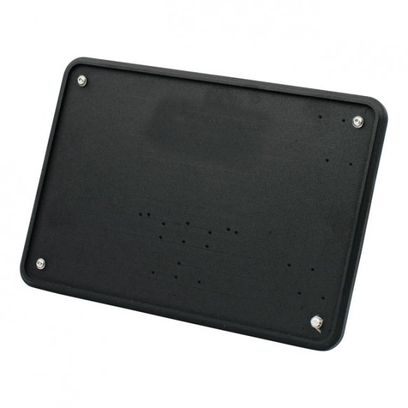 cpv - Porte plaque d'immatriculation - 143 x 210 mm (Belgique) - Applications custom - Noir - CPV