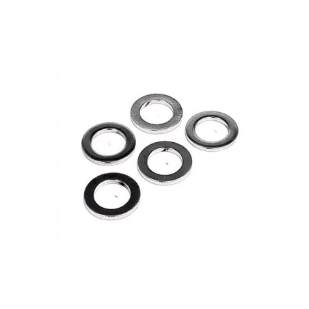 gardner-wescott - Rondelles plates AN-Small - 10 - Chrome - Pack de 5 - GARDNER-WESTCOTT