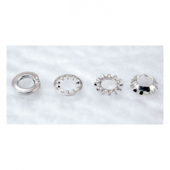 gardner-wescott - Rondelles frein - 5/16" - Chrome - Pack de 5 - GARDNER-WESTCOTT