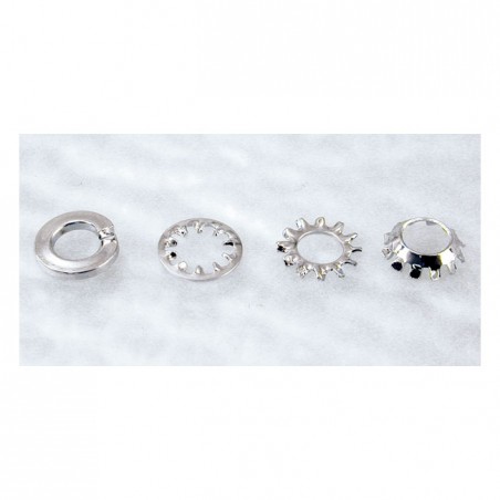 gardner-wescott - Rondelles frein - 5/16" - Chrome - Pack de 5 - GARDNER-WESTCOTT