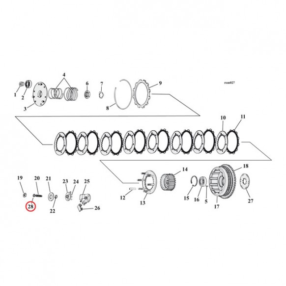 gardner-wescott - Rondelles frein à denture intérieur - 3/8" - Chrome - Pack de 5 - GARDNER-WESTCOTT