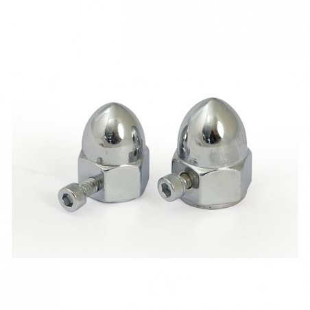 gardner-wescott - Cache écrou "universel" 1/4 "- avec vis de fixation - chromé - - GARDNER-WESTCOTT