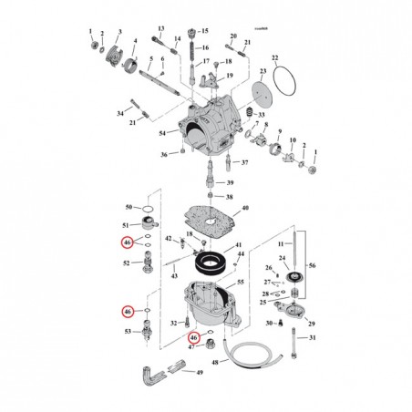 S&S O-RING, FUEL SEAT / BOWL PLUG