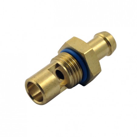 S&S FUEL LINE FITTING, STRAIGHT ALL S&S E/G CARBS